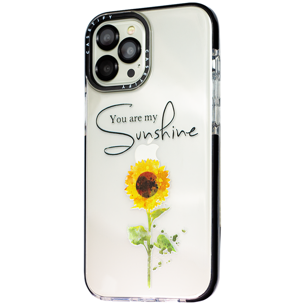 Sun Flower Fashion Clear Case - iCase Stores
