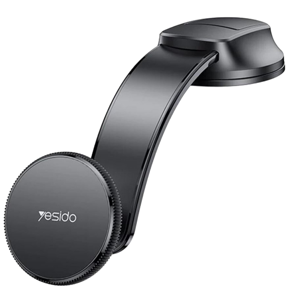 Yesido C176 Magnetic Aluminum Alloy Phone Holder with 360° Rotating Arm and Suction Base