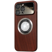 Wood Grain Wide Lens Case with MagSafe