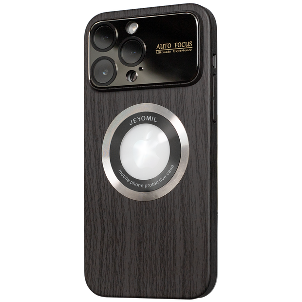 Wood Grain Wide Lens Case with MagSafe