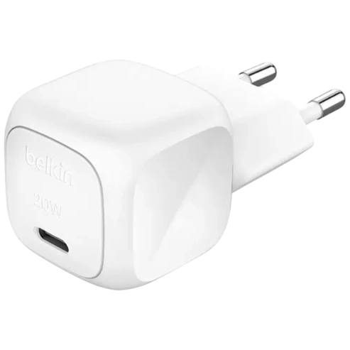 Belkin BoostCharge 20W USB-C Wall Charger – Fast Compact Power Adapter