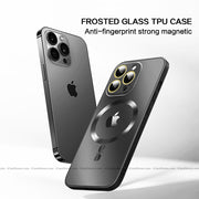 Frosted MAGSAFING PC Case With Nano Glass Camera Lens - iCase Stores
