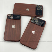 Luxury Wood Grain Wide Lens Case