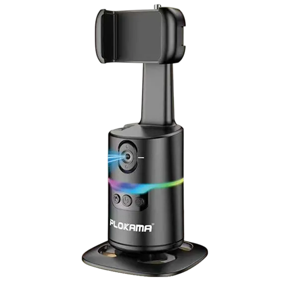 Plokama 360 Smart Shooting Gimbal AI Tracking with Gesture Control
