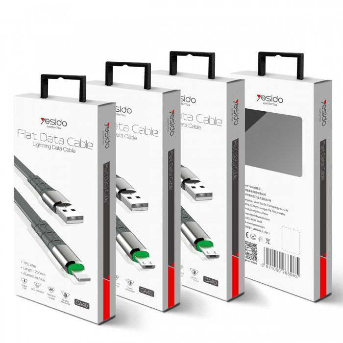 Yesido Flat Data Cable 1.2m - iCase Stores