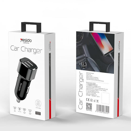 Yesido Dual USB Port Car charger