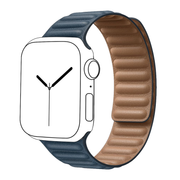Leather Link Band for Apple Watch - Blue