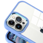 Slim Fit Hybrid Transparent Acrylic with Metal Buttons Cover - iCase Stores