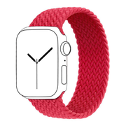 Woven Braided Solo Loop For Apple Watch - Red