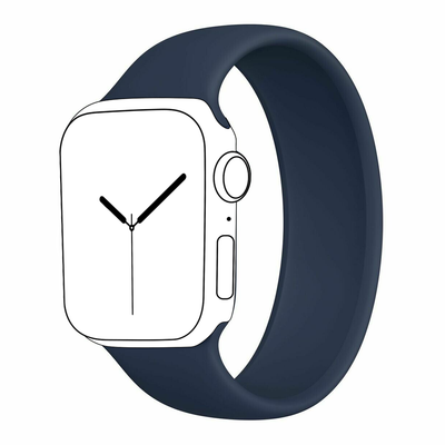 Liquid Silicone Rubber Solo Loop For Apple Watch - Deep Navy