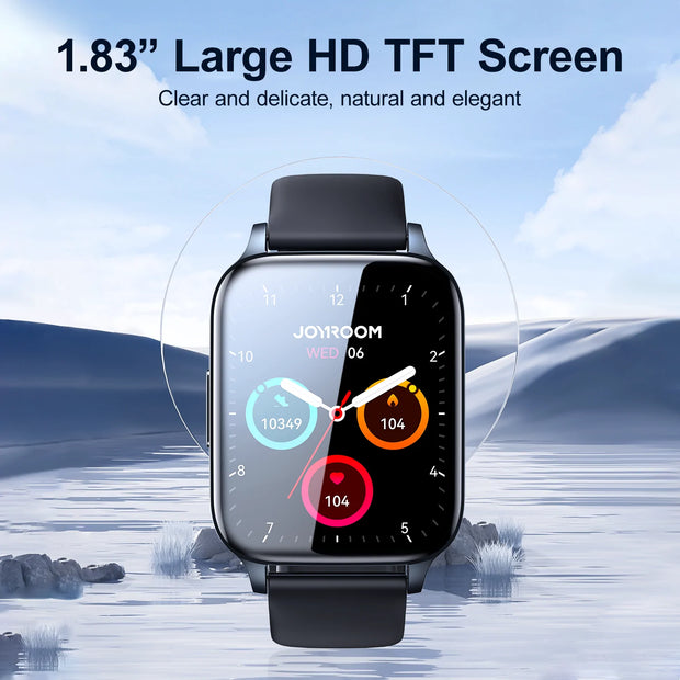 JOYROOM JR-FT3 Pro Fit-Life Series Smart Watch (Answer/Make Call)-Dark Gray