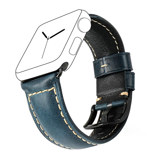 Greased Leather Band for Apple Watch - iCase Stores