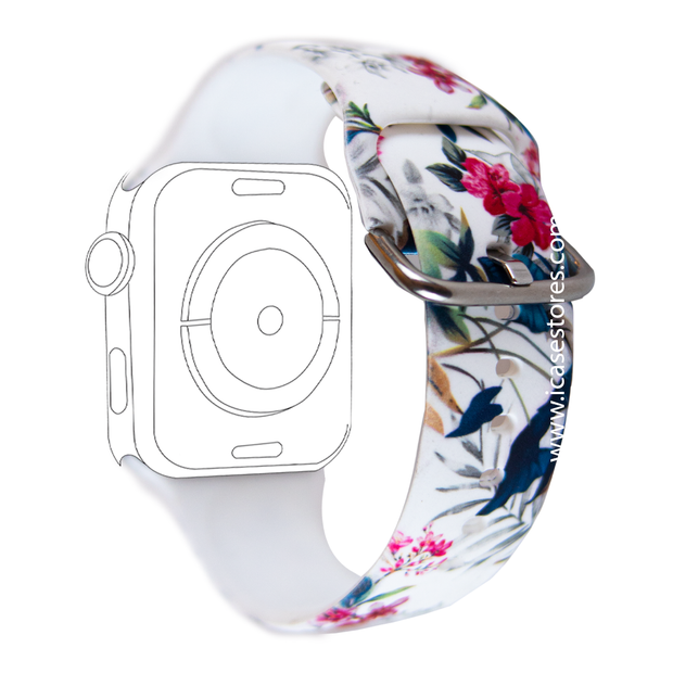 Flowers Band Strap for Apple Watch - iCase Stores