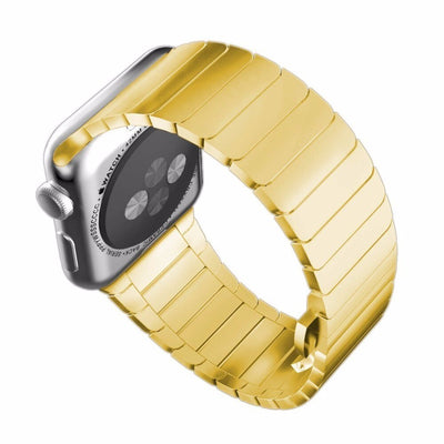 Solid Stainless Steel Bracelet for Apple Watch - Gold