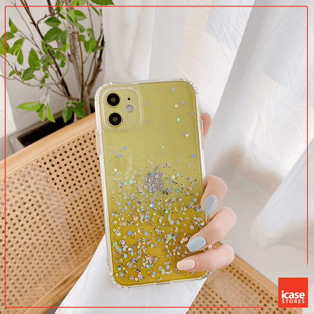 Glitter Shockproof Gradient Case