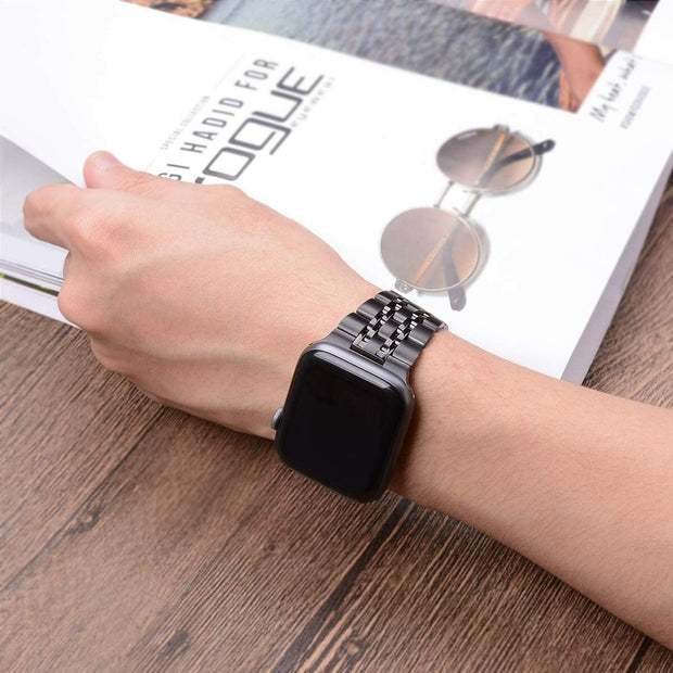 Stainless Steel Bracelet for Apple Watch - Black