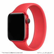 Liquid Silicone Rubber Solo Loop For Apple Watch - Red