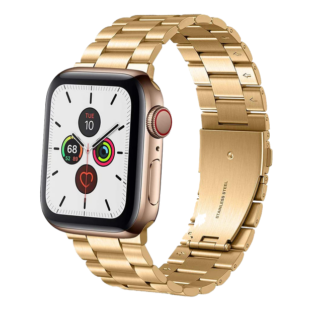Solid Stainless Steel Band for Apple Watch 42mm / 44mm - Gold