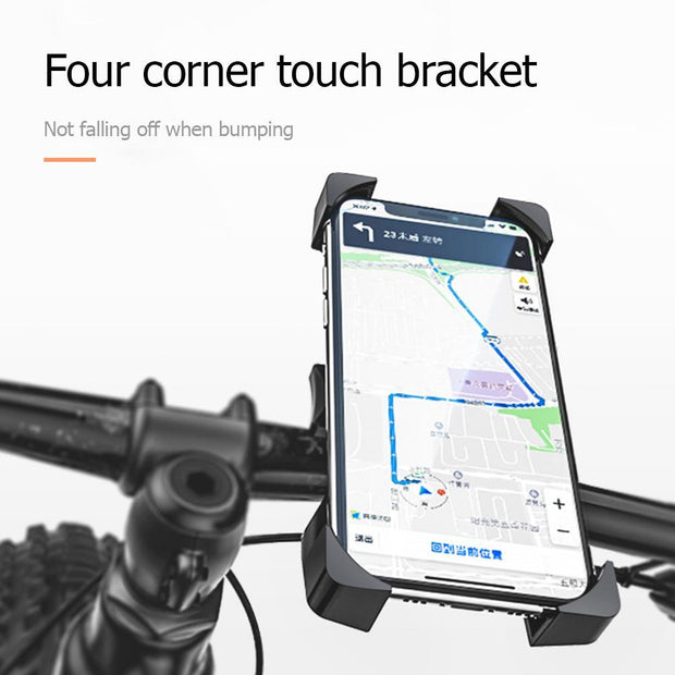 JOYROOM Bicycle Phone Holder 360 Rotation Bike Handlebar Clip Stand