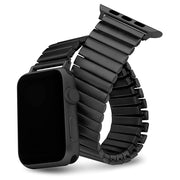 Elastic Matte Stainless Steel Band for Apple Watch - Black