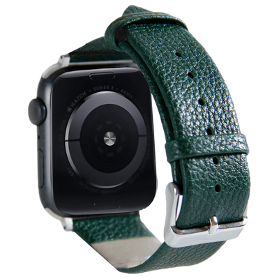 Textured Leather Strap For Apple Watch