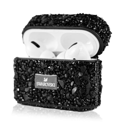 𝐒𝐖𝐀𝐑𝐎𝐕𝐒𝐊𝐈 Crystal Case for AirPods Pro - Black