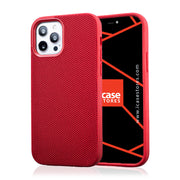 Super Shield Textured Nylon Fiber Case - Red