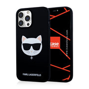 SILICONE BLACK WITH CHOUPETTE HEAD DESIGN - KARL LAGERFELD