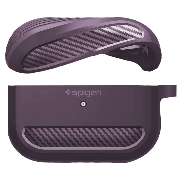 Spigen AirPods Pro Rugged Armor Case - Purple - iCase Stores