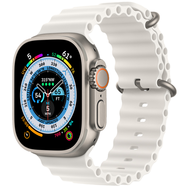 Ocean Apple Watch Band - White - iCase Stores