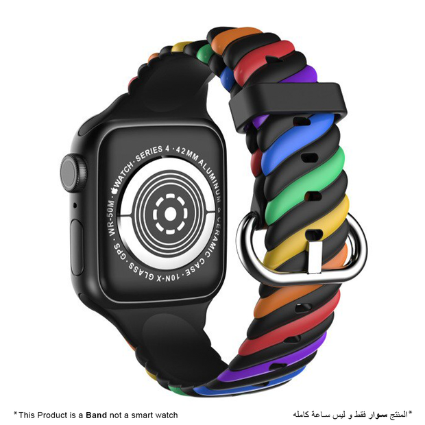 Liquid Silicone Twill Strap for Apple Watch - iCase Stores