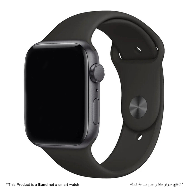 Regular Sport Band for Apple Watch - Black - iCase Stores