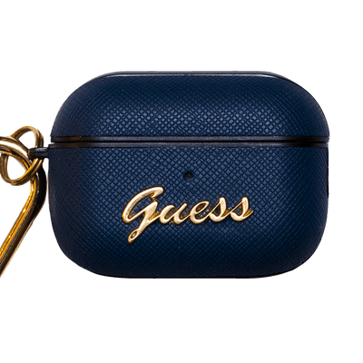 Guess Style AirPods Classic Leather Protective Case