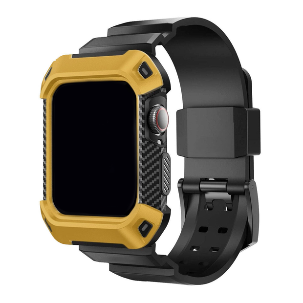 Rugged Armor Band Strap for Apple Watch - Yellow