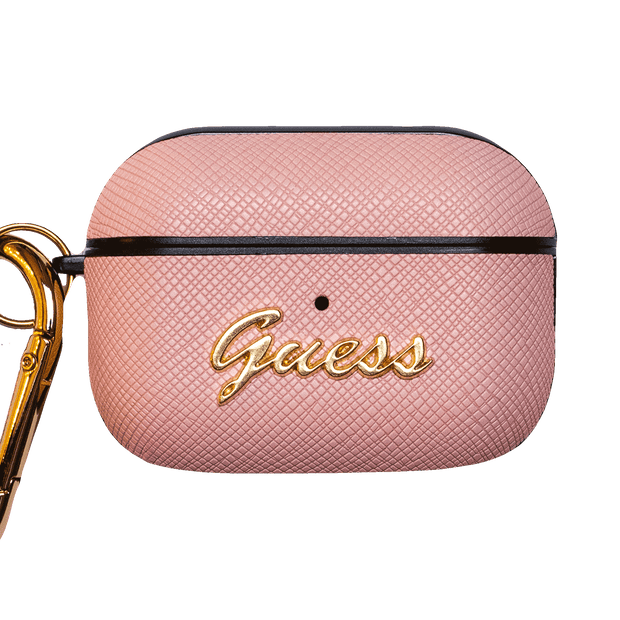 Guess Style AirPods Classic Leather Protective Case - iCase Stores