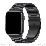 Solid Stainless Steel Band for Apple Watch - Black
