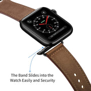 Stylish Leather Band for Apple Watch
