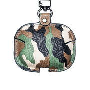 Camouflage Business Leather AirPods Case