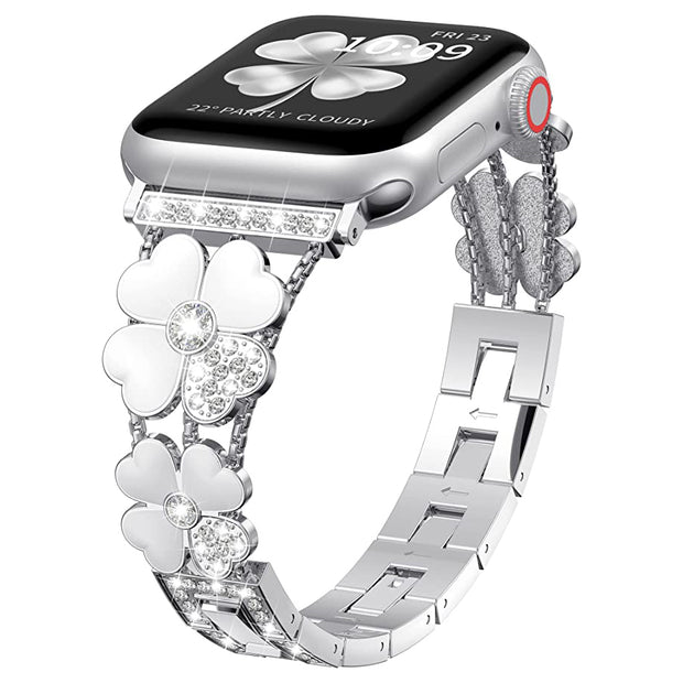Bling Diamond Jewelry Metal Bracelet Band for Apple Watch - iCase Stores