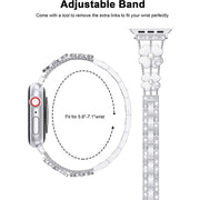 Bling Diamond Jewelry Metal Bracelet Band for Apple Watch - iCase Stores