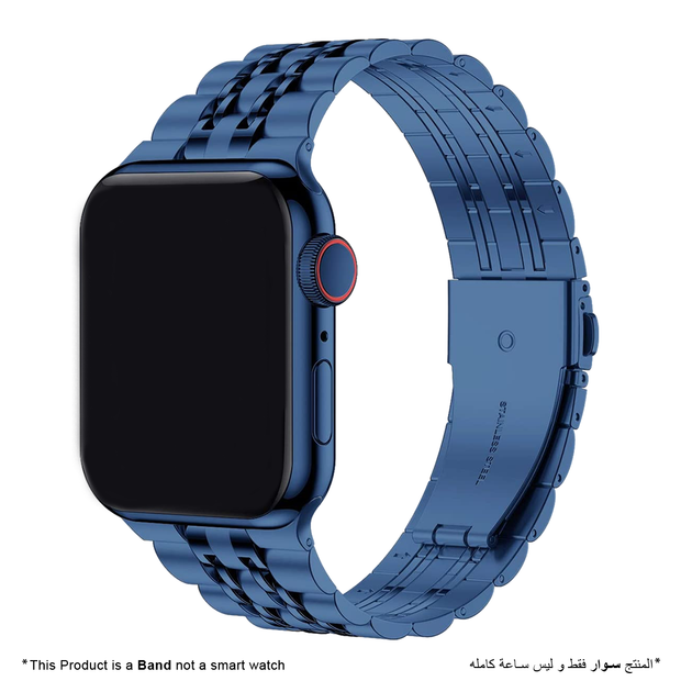 Stainless Steel Bracelet for Apple Watch - Blue - iCase Stores