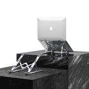 Adjustable Laptop Stand for Desk, Ergonomic Portable Aluminum Laptop Desk Stand, Non-Slip, Stable, Foldable Laptop Riser - iCase Stores