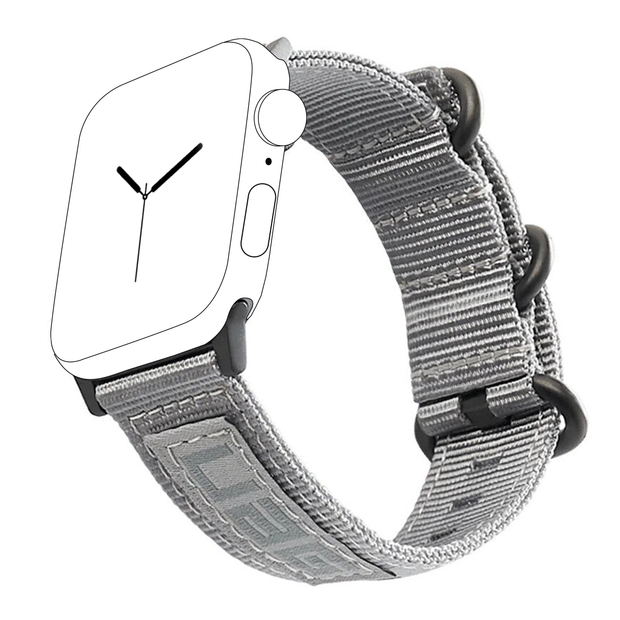 UAG NATO Watch Strap for Apple Watch - Grey