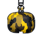 Camouflage Business Leather AirPods Case - iCase Stores