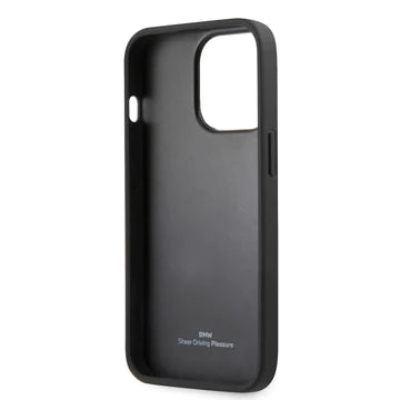 Leather Case Black Hot Stamp And Metal Logo - BMW
