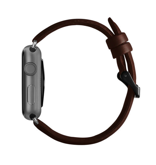 Luxury Leather Business Band for Apple Watch - Brown - iCase Stores