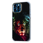 Glowing Lion Electroplated Luxury Case