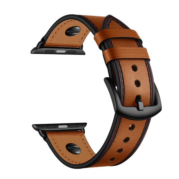 Luxury Leather Band for Apple Watch