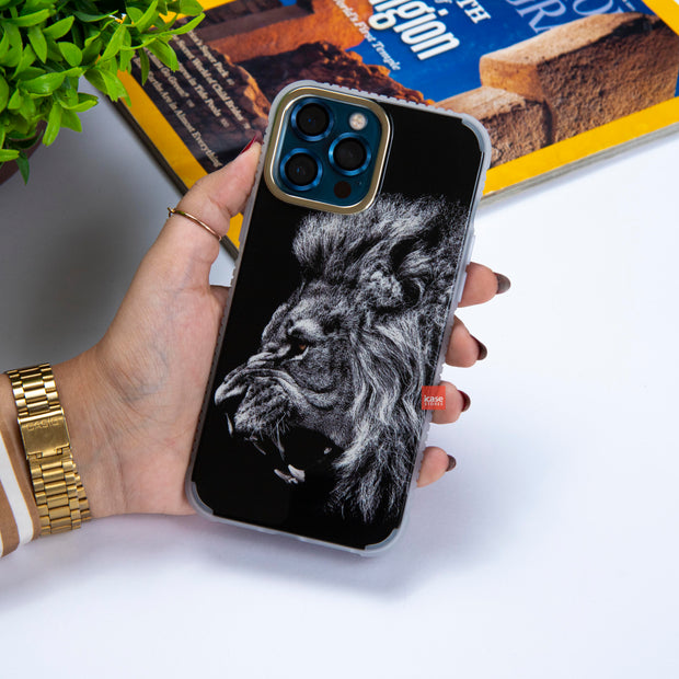 Lion Electroplated Luxury Case