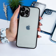 Clear Luxury Plated Silicone Case